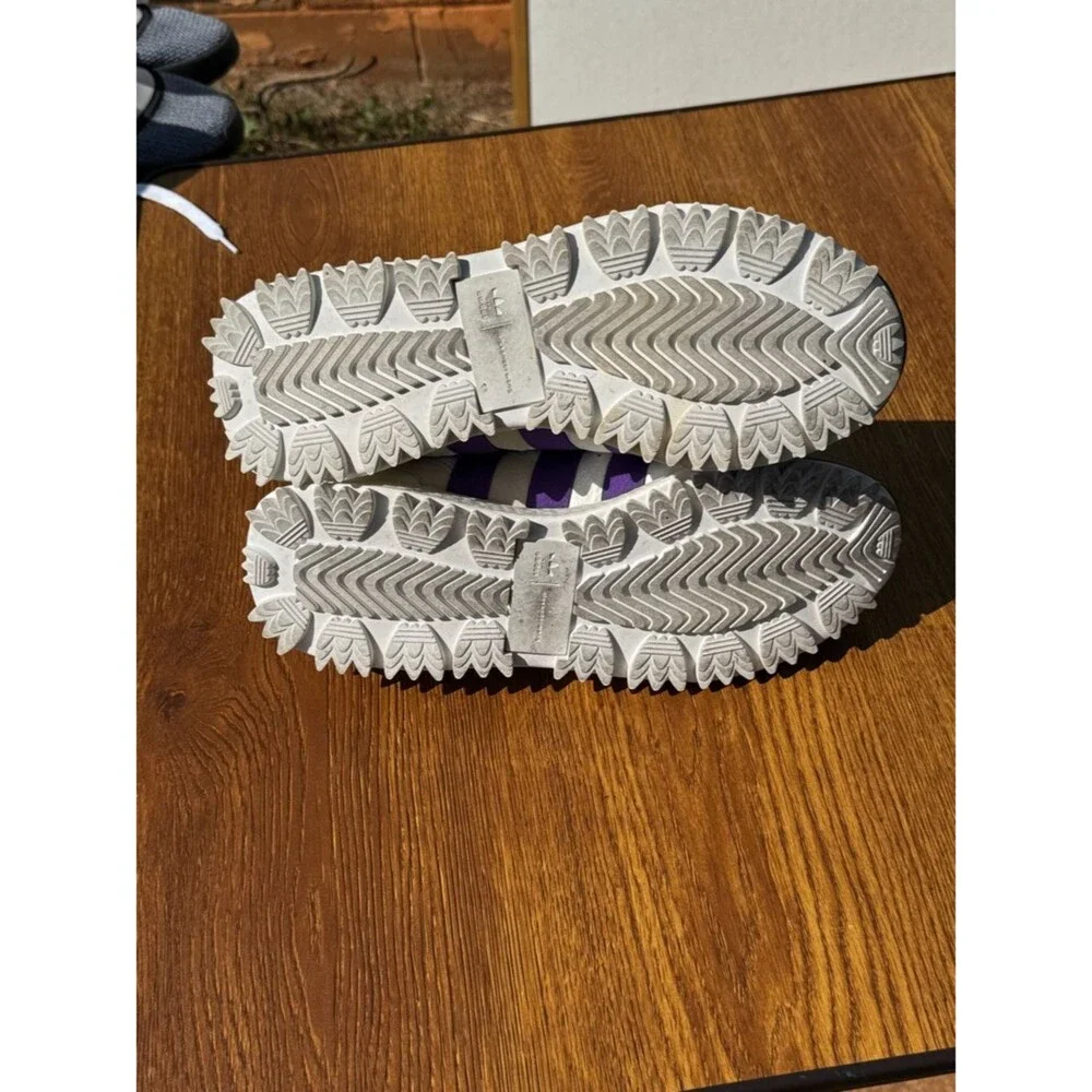 Adidas ALEXANDER WANG AW Turnout Trainer White Purple US 10.5